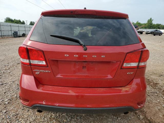 3C4PDDEG9KT695021 - 2019 DODGE JOURNEY GT RED photo 6