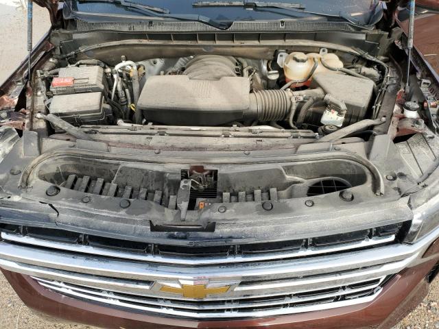 1GNSKCKD9NR265658 - 2022 CHEVROLET SUBURBAN K1500 LT BURGUNDY photo 12