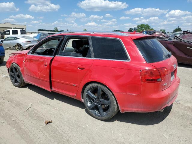 WAUSF98E87A130458 - 2007 AUDI A4 S-LINE 2.0T AVANT QUATTRO RED photo 2