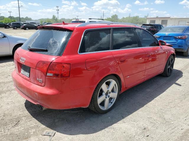 WAUSF98E87A130458 - 2007 AUDI A4 S-LINE 2.0T AVANT QUATTRO RED photo 3