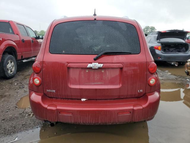 3GNDA13D48S537601 - 2008 CHEVROLET HHR LS BURGUNDY photo 6