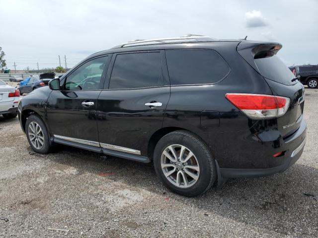 5N1AR2MM1EC637242 - 2014 NISSAN PATHFINDER S BLACK photo 2