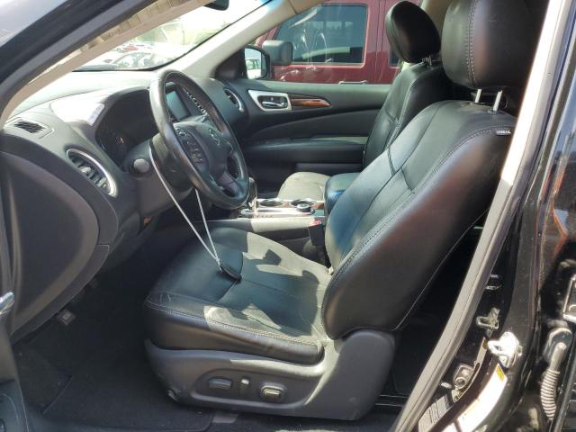 5N1AR2MM1EC637242 - 2014 NISSAN PATHFINDER S BLACK photo 7