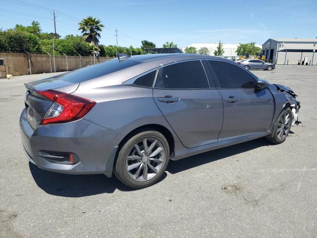 19XFC1F73ME203246 - 2021 HONDA CIVIC EXL ნაცრისფერი ფოტო 3