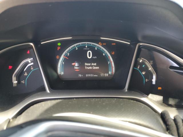 19XFC1F73ME203246 - 2021 HONDA CIVIC EXL ნაცრისფერი ფოტო 9