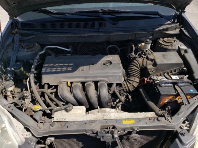 2T1KR32E28C699819 - 2008 TOYOTA COROLLA MA XR GRAY photo 11