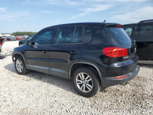 WVGAV7AX6CW607379 - 2012 VOLKSWAGEN TIGUAN S BLACK photo 2