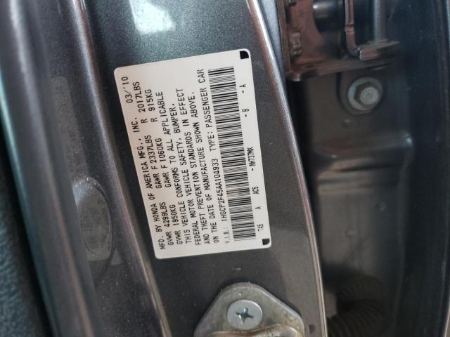 1HGCP2F45AA104933 - 2010 HONDA ACCORD LXP SILVER photo 12