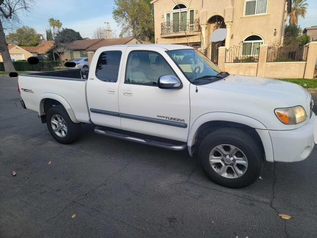 5TBRT34116S481913 - 2006 TOYOTA TUNDRA ACCESS CAB SR5 WHITE photo 1