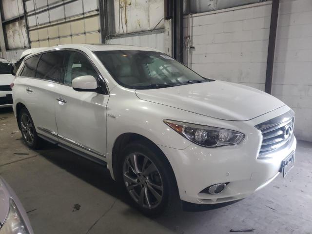 5N1CL0MMXEC513498 - 2014 INFINITI QX60 HYBRID WHITE photo 4