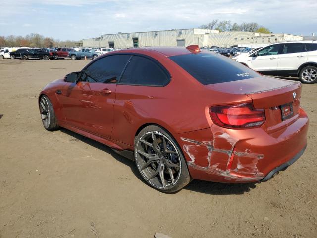 WBS2U7C06L7E78724 - 2020 BMW M2 COMPETITION ORANGE photo 2