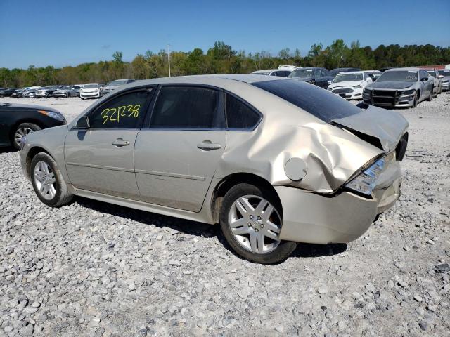 2G1WF5EK9B1286527 - 2011 CHEVROLET IMPALA LS BEIGE photo 2