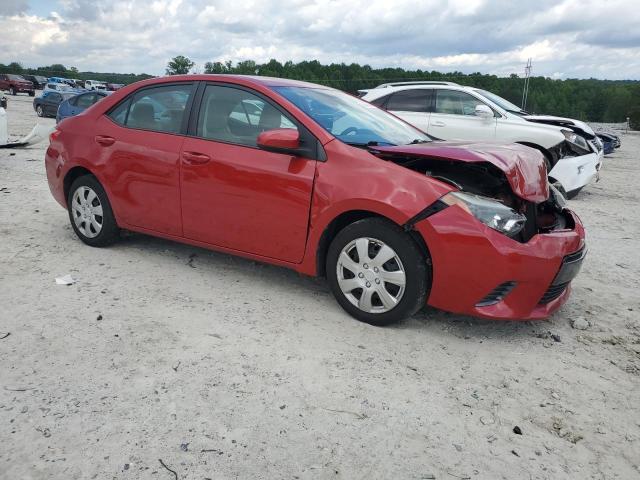 2T1BURHE0FC247602 - 2015 TOYOTA COROLLA L RED photo 4