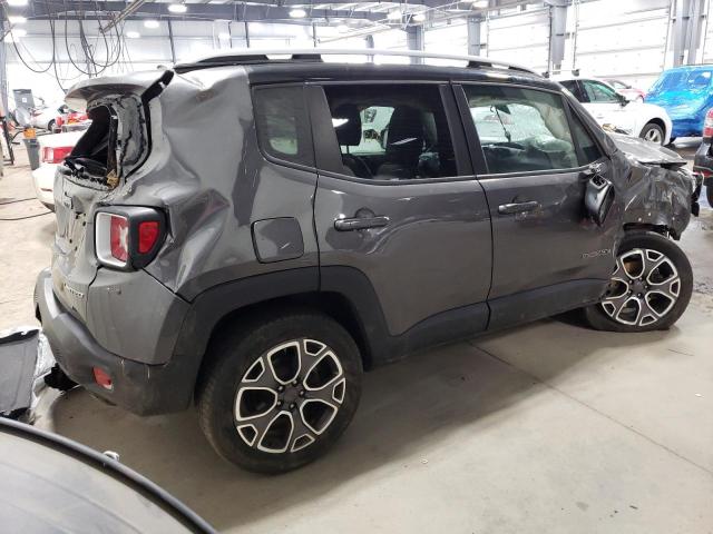 ZACCJBDB6HPE44345 - 2017 JEEP RENEGADE LIMITED GRAY photo 3