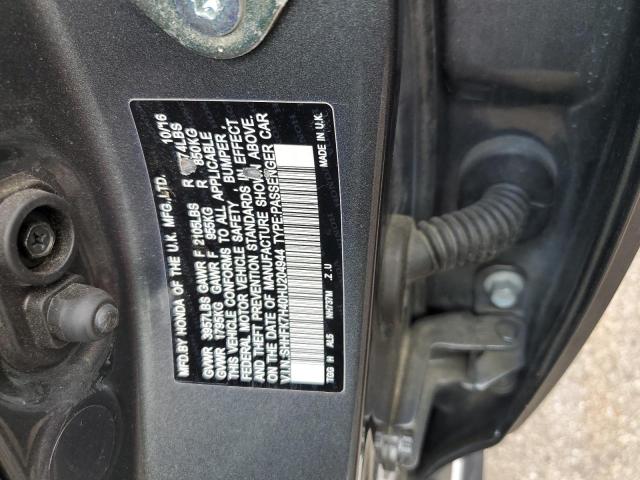 SHHFK7H40HU204944 - 2017 HONDA CIVIC SPORT 灰色 照片 12