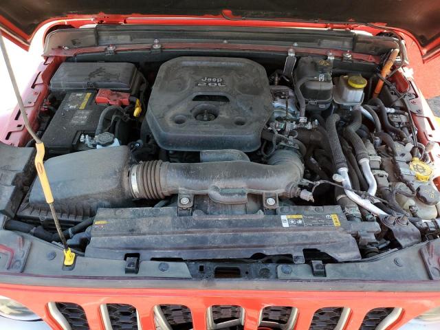 1C4JJXP64MW766076 - 2021 JEEP WRANGLER U SAHARA 4XE RED photo 12
