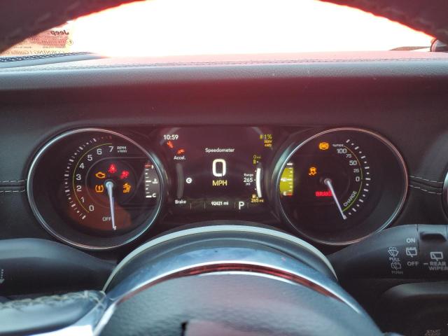 1C4JJXP64MW766076 - 2021 JEEP WRANGLER U SAHARA 4XE RED photo 9