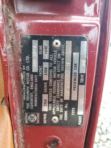 CF25190U - 1974 TRIUMPH CAR TR6 RED photo 12