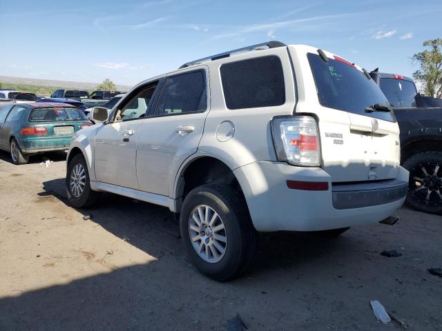 4M2CN8HG7BKJ08308 - 2011 MERCURY MARINER PREMIER WHITE photo 2