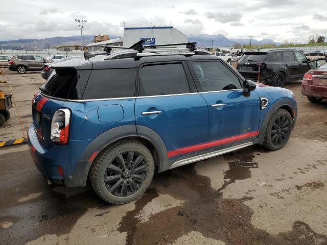 WMZYT5C30H3D79236 - 2017 MINI COOPER S COUNTRYMAN ALL4 BLUE photo 3