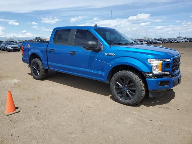 1FTEW1EP4LFA49509 - 2020 FORD F150 SUPERCREW BLUE photo 4