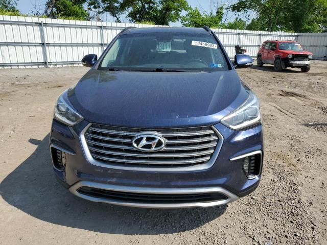 KM8SNDHF6HU191143 - 2017 HYUNDAI SANTA FE SE BLUE photo 5