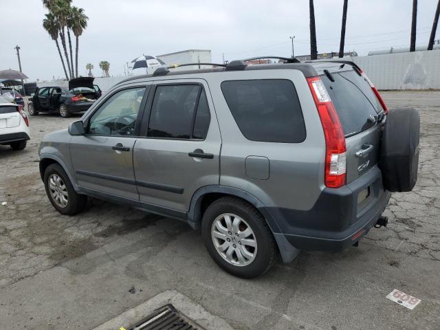 JHLRD77826C028781 - 2006 HONDA CR-V EX SILVER photo 2