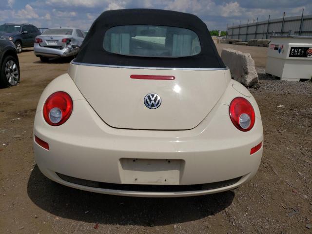 3VWRF31Y36M329080 - 2006 VOLKSWAGEN NEW BEETLE CONVERTIBLE OPTION PACKAGE 1 CREAM photo 6