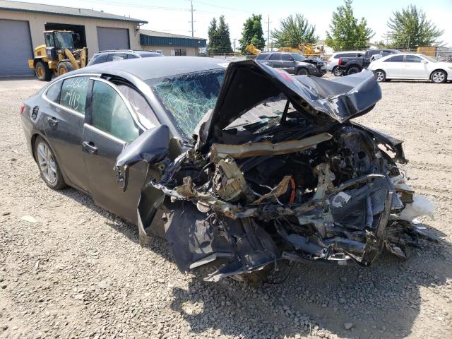 1G1ZF5SU8JF116685 - 2018 CHEVROLET MALIBU HYBRID GRAY photo 1