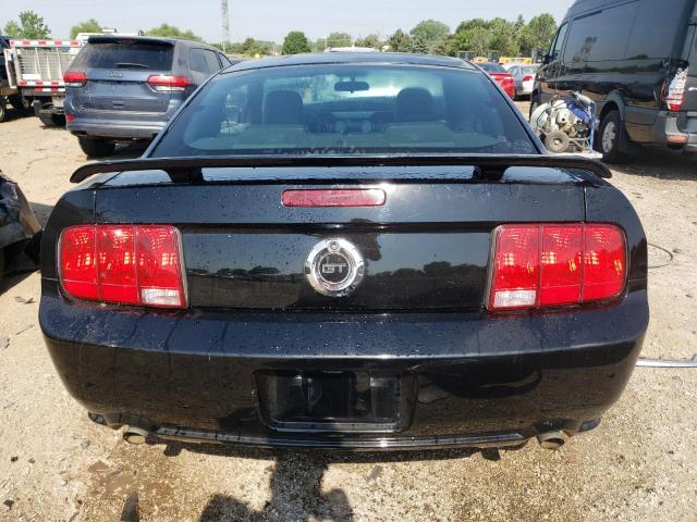 1ZVHT82H065239651 - 2006 FORD MUSTANG GT BLACK photo 6