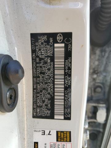 JTDKARFP2H3038466 - 2017 TOYOTA PRIUS PRIM თეთრი ფოტო 12