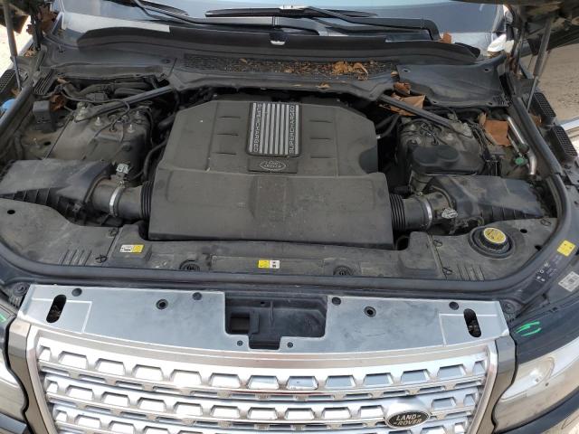 SALGV3EF4GA302449 - 2016 LAND ROVER RANGE ROVE AUTOBIOGRAPHY BLACK photo 12