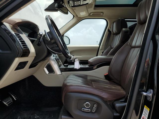 SALGV3EF4GA302449 - 2016 LAND ROVER RANGE ROVE AUTOBIOGRAPHY BLACK photo 7