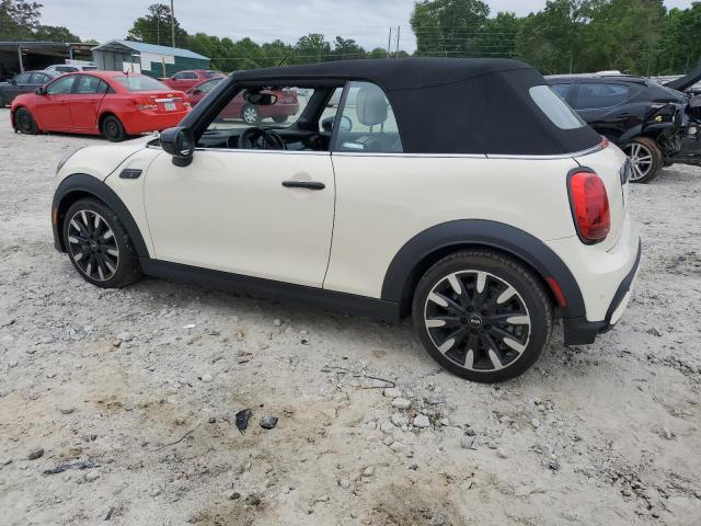 WMW43DL09N3P11744 - 2022 MINI COOPER S CREAM photo 2