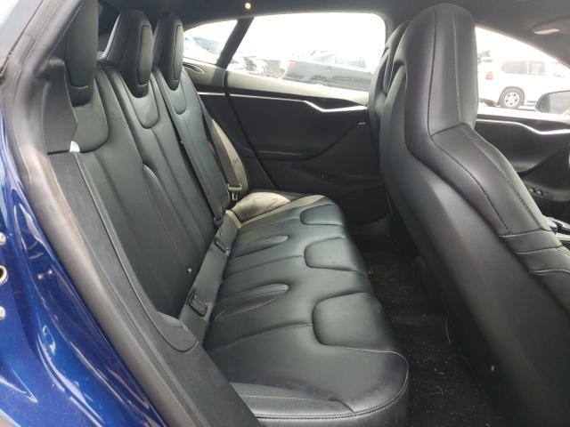 5YJSA1E25GF167505 - 2016 TESLA MODEL S Կապույտ լուսանկար 10