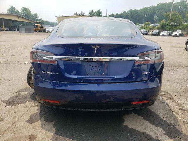 5YJSA1E25GF167505 - 2016 TESLA MODEL S Կապույտ լուսանկար 6