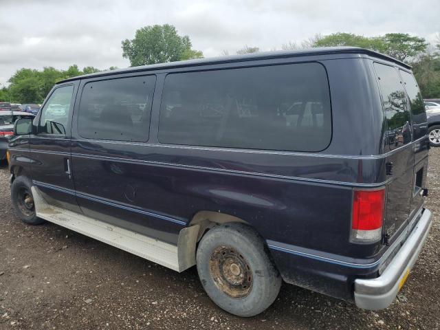 1FMRE11W9XHB04723 - 1999 FORD ECONOLINE E150 WAGON BLACK photo 2