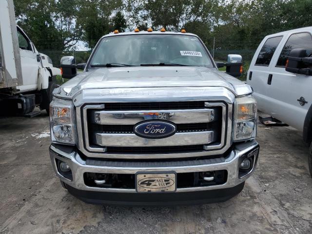 1FT8W3DT1CED04694 - 2012 FORD F350 SUPER DUTY SILVER photo 5