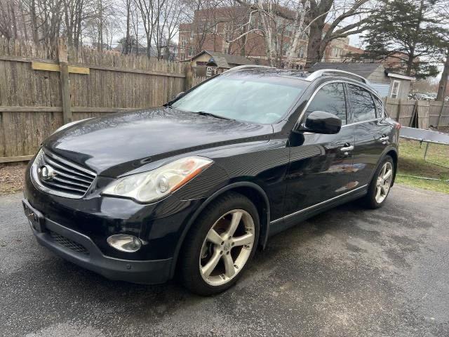 JN1AJ0HR2BM850442 - 2011 INFINITI EX35 BASE BLACK photo 2