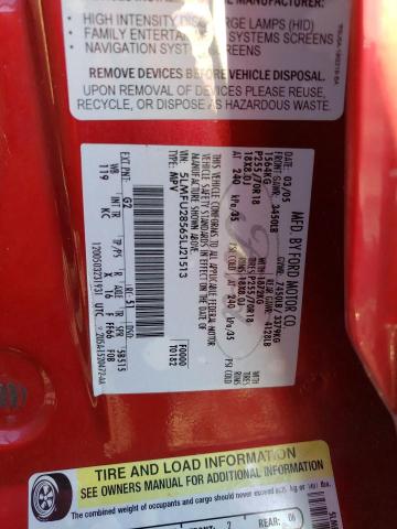 5LMFU28565LJ21513 - 2005 LINCOLN NAVIGATOR ბურგუნდია ფოტო 13