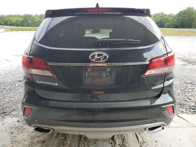 KM8SN4HF9HU172246 - 2017 HYUNDAI SANTA FE SE BLACK photo 6