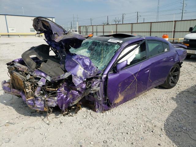 2C3CDXEJXGH194073 - 2016 DODGE CHARGER SRT 392 PURPLE photo 1