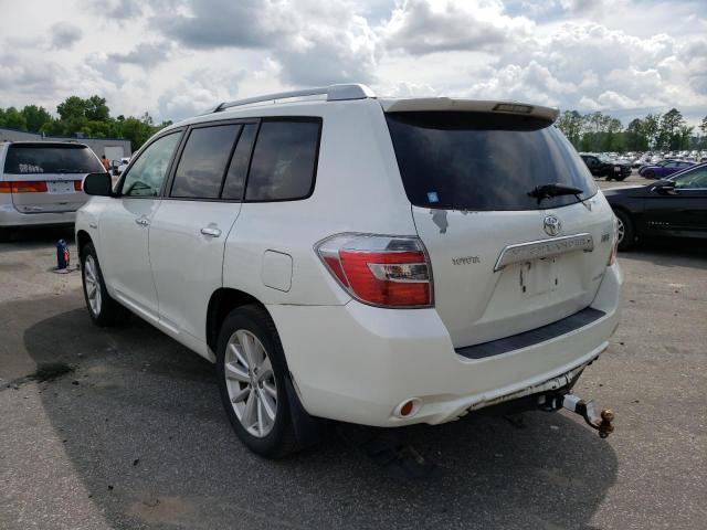 JTEEW44A382025212 - 2008 TOYOTA HIGHLANDER HYBRID LIMITED WHITE photo 2