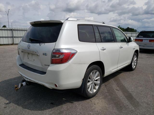 JTEEW44A382025212 - 2008 TOYOTA HIGHLANDER HYBRID LIMITED WHITE photo 3