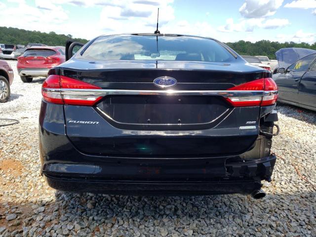 3FA6P0HD0JR153840 - 2018 FORD FUSION SE BLACK photo 6