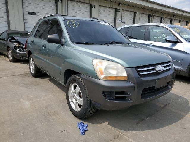 KNDJF724577383320 - 2007 KIA SPORTAGE E LX GREEN photo 4