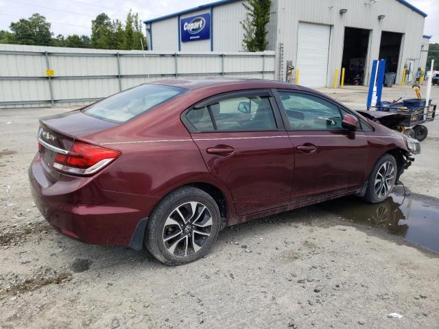 19XFB2F94DE018164 - 2013 HONDA CIVIC EXL MAROON photo 3