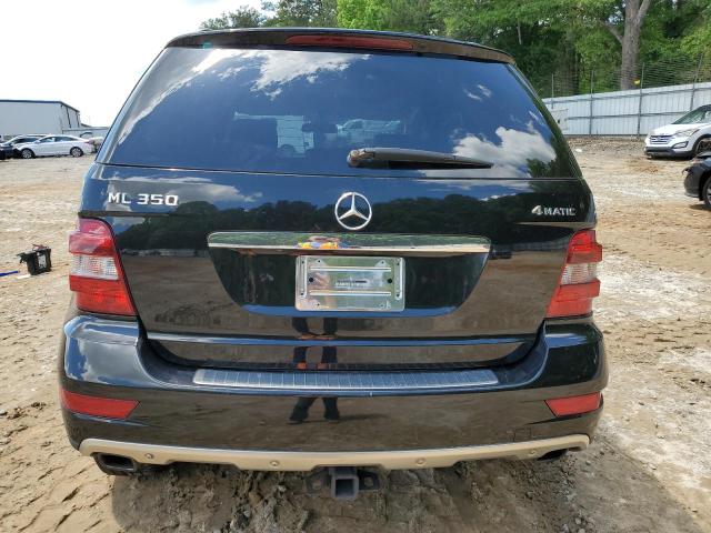 4JGBB8GB3BA667968 - 2011 MERCEDES-BENZ ML 350 4MATIC BLACK photo 6