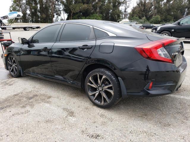 2HGFC2F86KH551821 - 2019 HONDA CIVIC SPORT BLACK photo 2