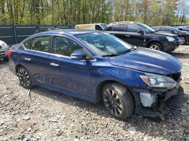 3N1AB7AP3HY216030 - 2017 NISSAN SENTRA S BLUE photo 4